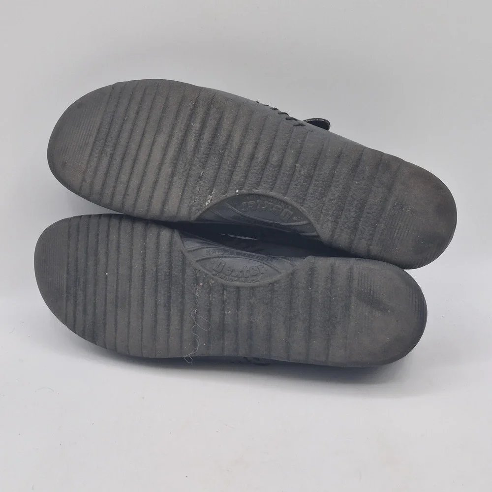 Dexter Walkmocs Shoes Mens Size 7 Gray Leather‎ Buckle Moccasins Casual Made USA